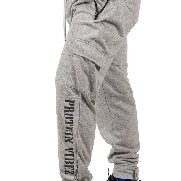 Protein Vibez Other - Men's Gray Joggers (NEW)